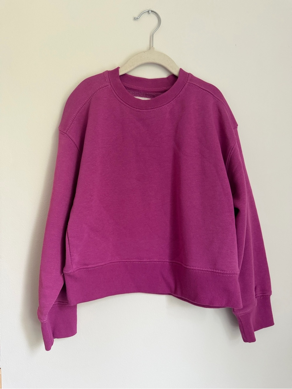 Zara Kids Raspberry Crewneck Sweater (Size 8-9)
